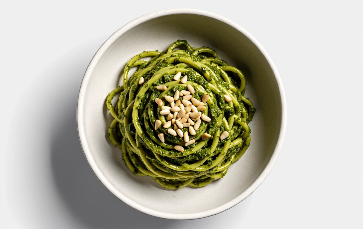 Hausgemachte Pesto Pasta