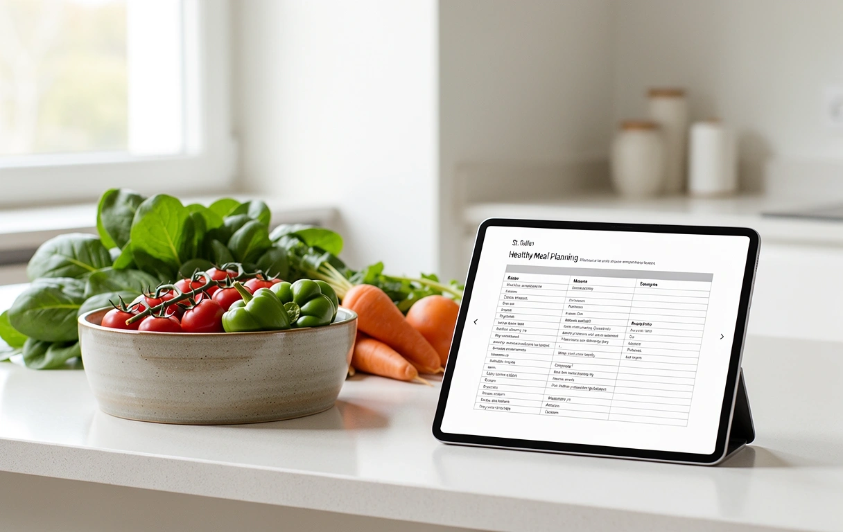 Professional culinary workspace at Wellness Kitchen